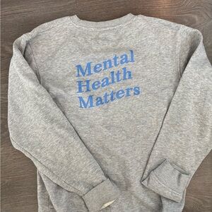 Peace Collective Mental Health Matters Crewneck